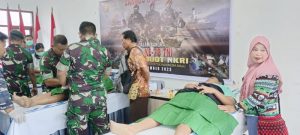 Peringati HUT ke -78 TNI Tahun 2023, Kodim 1710/Mimika Bersama Satuan TNI se-Garnisun Timika Gelar Bakti Kesehatan