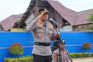 Kapolres Pimpin Gelar Apel Polisi RW