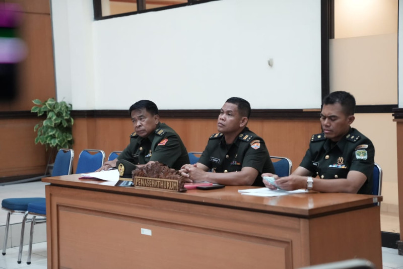 Sidang Lanjutan Kasus Pembunuhan Oknum TNI, Praka RM Dan Kawan-Kawan Di ...