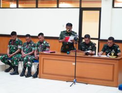 Pembacaan Pledoi Praka RM dan Kawan-Kawan yang Dituntut  Hukuman Mati