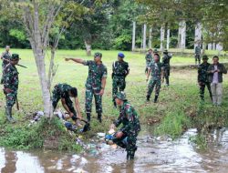 Kodim 1012 Beserta Forkopimda dan Seluruh Koramil Jajaran Serentak Laksanakan Karya Bhakti Sukseskan Program Kasad