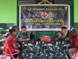 Satgas Yonif 122/TS Berikan Edukasi di Bidang Pertanian kepada Siswa SMPN 5 Arso Papua