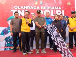 Tingkatkan Sinergitas Jelang Pemilu, TNI-Polri Gelar Olahraga Bersama