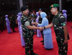 Panglima TNI Pimpin Laporan Korps Kenaikan Pangkat 17 Perwira Tinggi TNI