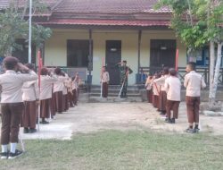 Masyarakat Perbatasan, Satgas Pamtas RI–Mly Yonarmed 16/TK Mengajarkan Pramuka di Perbatasan