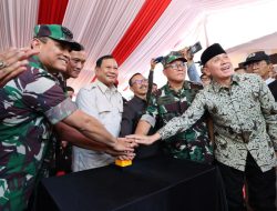 Menhan Prabowo Resmikan Lima Titik Sumber Air di Kab. Kuningan, 1.904 Keluarga Nikmati Air Bersih