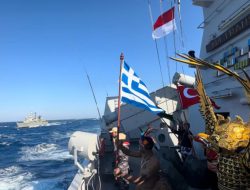 Manuver Terakhir KRI Frans Kaisiepo-368 di Laut Mediterania dengan Bendera PBB