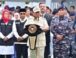 Wujud Komitmen TNI AL Memberikan Pengabdian Terbaik, Menhan RI Melepas Keberangkatan Satgas Bantuan Kemanusiaan ke Palestina