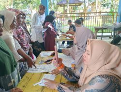 Penyaluran Bantuan Pangan di Terminal Bus Tipe A Langsa untuk Keluarga Penerima Manfaat