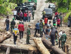 Dandim 1715 dan Forkopimda Yahukimo Dampingi Tim Wasev TMMD ke-119 Tinjau Lokasi di Kabupaten Yahukimo