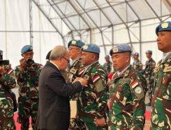 Serah Terima Jabatan Komandan Satuan Tugas FHQSU Unifil