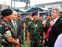 Usai Emban Misi Kemanusiaan, KRI dr. Radjiman Wedyodiningrat-992 Tiba di Tanah Air  