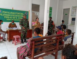 Satgas TMMD Ke-119 Kodim 1715/Yahukimo Berikan Penyuluhan Stunting dan Pengobatan Gratis
