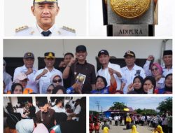 Masyarakat Morowali Sambut Meriah Kedatangan Piala Adipura