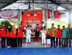 160 Medali Diperebutkan oleh 299 Peserta Pada Kegiatan Event Kejuaraan Karate Forki Cup ke-II Tahun 2024