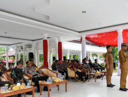 Pj. Walikota Langsa Bertindak Sebagai Inspektur Upacara Apel Ops Mantap Praja Seulawah Tahun 2024