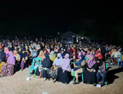 Sambutan Hangat Ratusan Warga saat Madri Pani dan Agus Wahyudi gelar Kampanye di Sambaliung