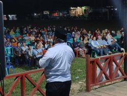 Paparkan Program Unggulan, Masyarakat Kampung Marapun siap Dukung Paslon 01
