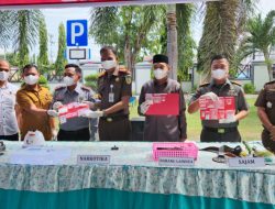 Kejari Palu Musnahkan 10.367 Gram Narkotika Selama 2024