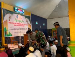 Peringati Isra Miraj, Satgas Yonif 641/Bru Bersama dengan Masyarakat Eratkan Ukhuwah Islamiah