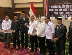KPU Sulteng Tetapkan Hadiyanto Rasyid – Imelda Liliana Resmi Jabat Wali Kota dan Wakil Wali Kota Palu Priode 2025 – 2030