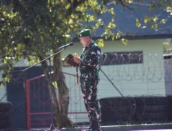 Dandim Pimpin Upacara Bendera Tujuh Belasan Yang Digelar Kodim 1710/Mimika