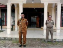 Wakil Bupati Aceh Singkil, Hamzah Sulaiman beri motivasi dan Evaluasi Satpol PP
