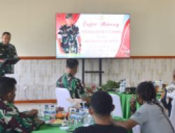 Kodim 1710/Mimika Gelar Coffe Morning bersama Awak Media se-Kabupaten Mimika
