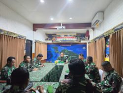 Jaga Kekompakan di Seluruh Jajaran, Dandim 1710/Mimika Pimpin Briefing Perwira