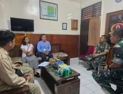 Kodim 1710/Mimika Menerima Audiensi Pegawai BGN (SPPI) dan Yayasan Sehati Sebangsa Indonesia