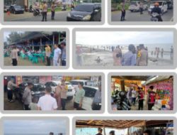 Polres Pidie Jaya Intensifkan Patroli Wisata dan Pengaturan Lalu Lintas, Jaga Keamanan Libur Lebaran