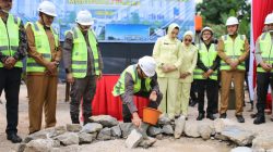 Kajati Sulteng Lakukan Peletakkan Batu Pertama Pembangunan Kantor Kejari Morowali Utara