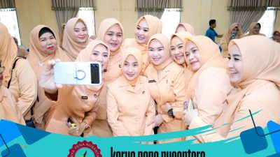 Kukuhkan Pengurus DWP, Sry Nirwanti Bahasoan Serukan Kolaborasi Menuju Perempuan Tangguh
