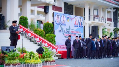 Gubernur Anwar Hafid Pimpin Upacara Peringatan Hari Lahir Pancasila