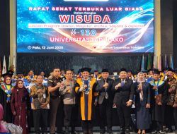 Untad Wisuda 1.107 Mahasiswa, Pemprov Sulteng Komitmen Dukung Dunia Pendidikan