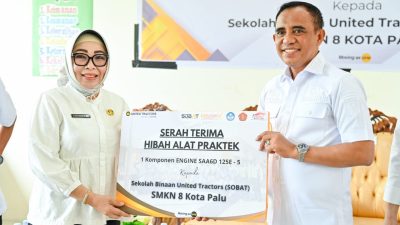 SMKN 8 Palu Dapat Hibah Alat Praktik, Gubernur Puji Kolaborasi United Tractors Untuk Kemajuan Pendidikan Vokasi
